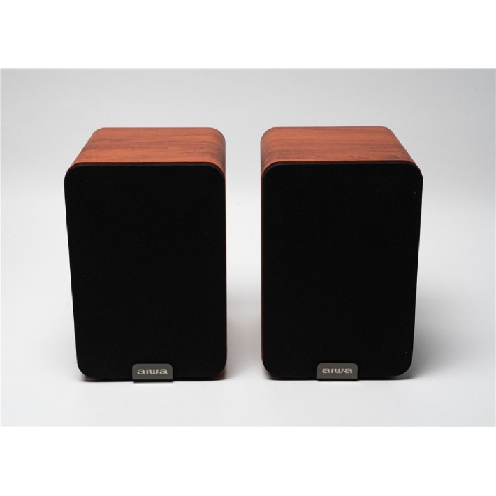 Casse Audio - Aiwa ASP A200BR - Sistema d'Ascolto Bookshelf - 2 x 25 W