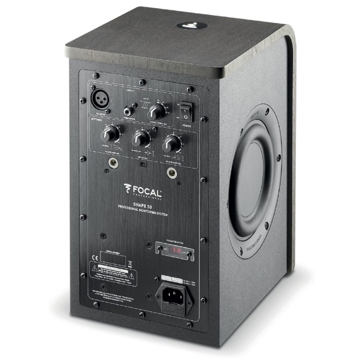 Monitor da Studio - Focal Shape 50 - 50hz - 60 W + 25 W - con Woofer