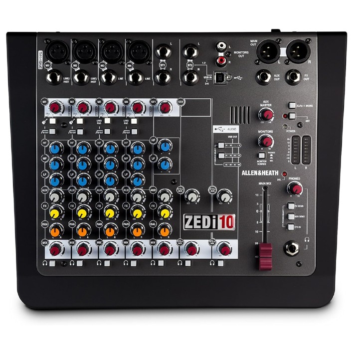 ZEDI 10 - Mixer + Interfaccia USB - XLR - Jack TRS
