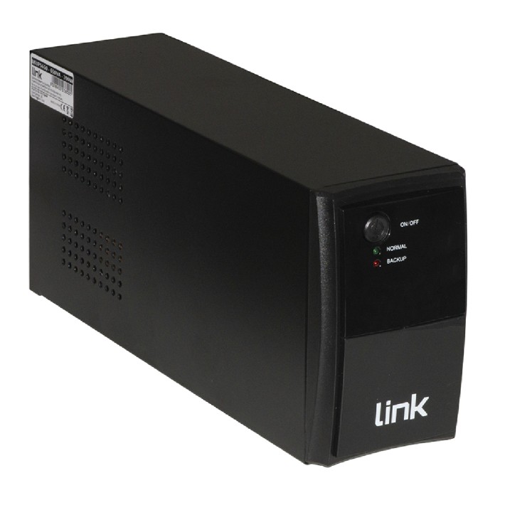 Ups Line Interactive - 650 VA - 390 W - Uscita PWM - 2 Prese - con Cavo Spina Italiana Incluso