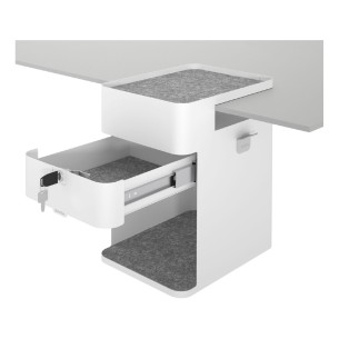 Cassetto BentoBox Desktop Locker Modello 500 – Colore Bianco 2