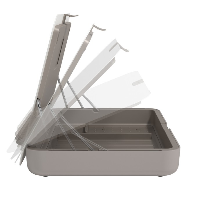 Cassetta Porta Oggetti Ergonomica Bento Modello 900 – Colore Bianco