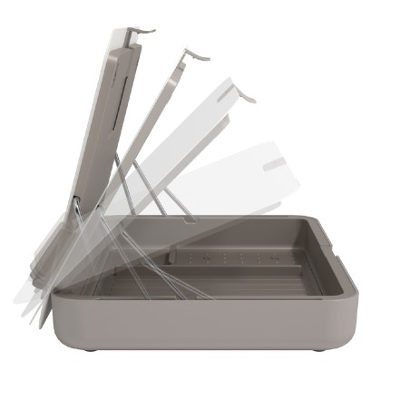 Cassetta Porta Oggetti Ergonomica Bento Modello 900 – Colore Bianco
