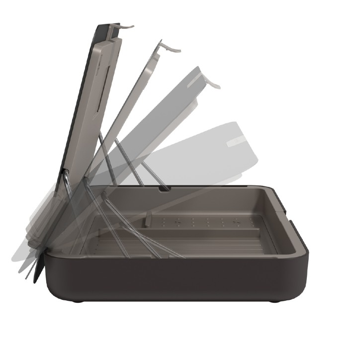 Cassetta Porta Oggetti Ergonomica Bento Modello 903 – Colore Nero