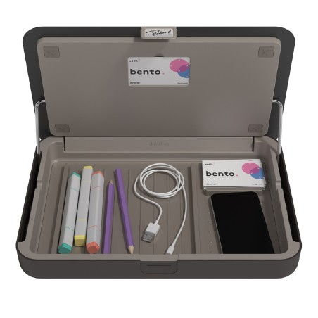 Cassetta Porta Oggetti Ergonomica Bento Modello 903 – Colore Nero