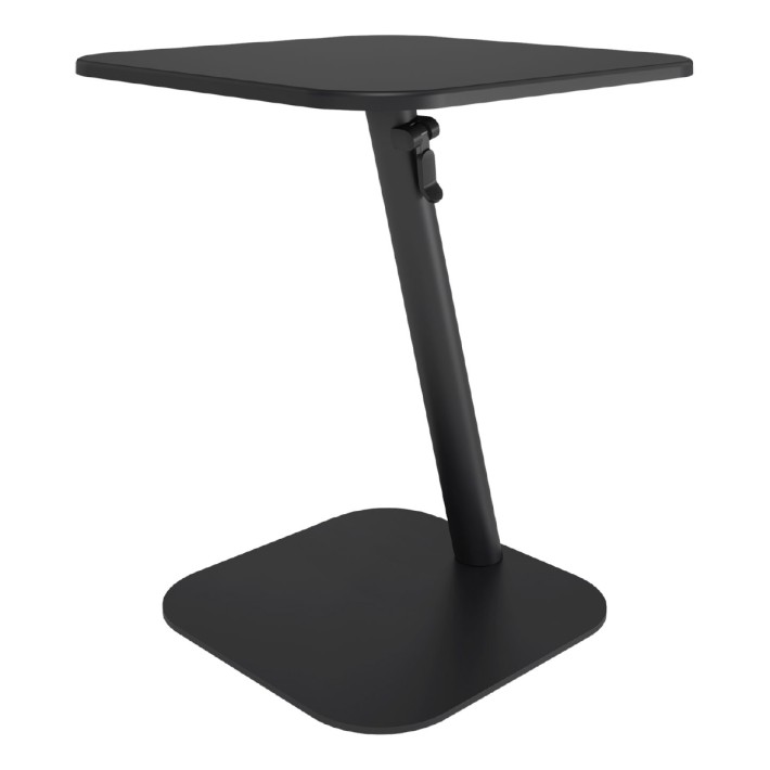Tavolino Bento per Laptop Modello 453 – Dimensione Piano 48 x 48 cm - Regolabile in Altezza da 55 a 75 cm – Colore Nero