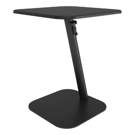 Tavolino Bento per Laptop Modello 453 – Dimensione Piano 48 x 48 cm - Regolabile in Altezza da 55 a 75 cm – Colore Nero