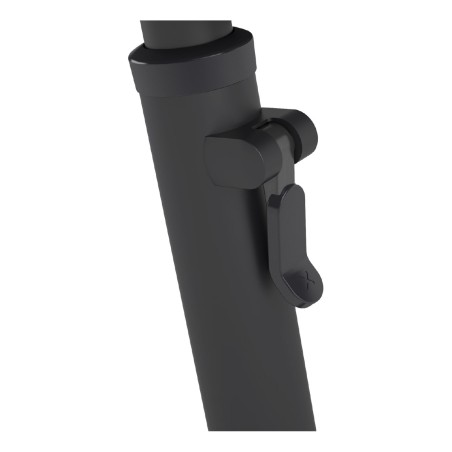 Tavolino Bento per Laptop Modello 453 – Dimensione Piano 48 x 48 cm - Regolabile in Altezza da 55 a 75 cm – Colore Nero