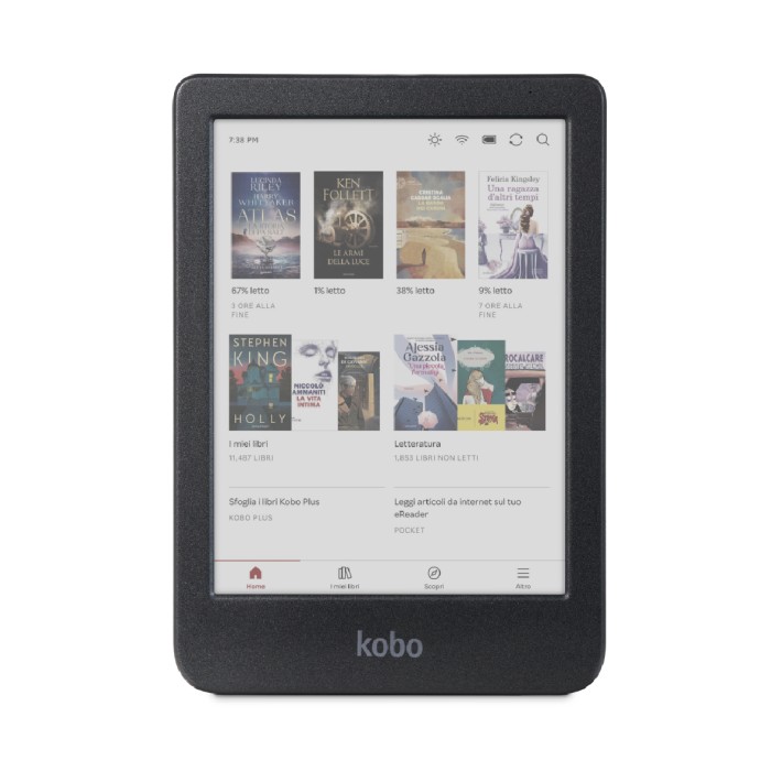 e-Book Reader 6" Kobo Clara Colour - Black