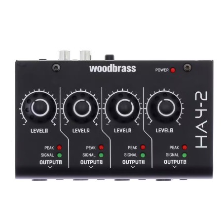 Amplificatore per Cuffie a 4 Canali - Woodbrass HA4-2