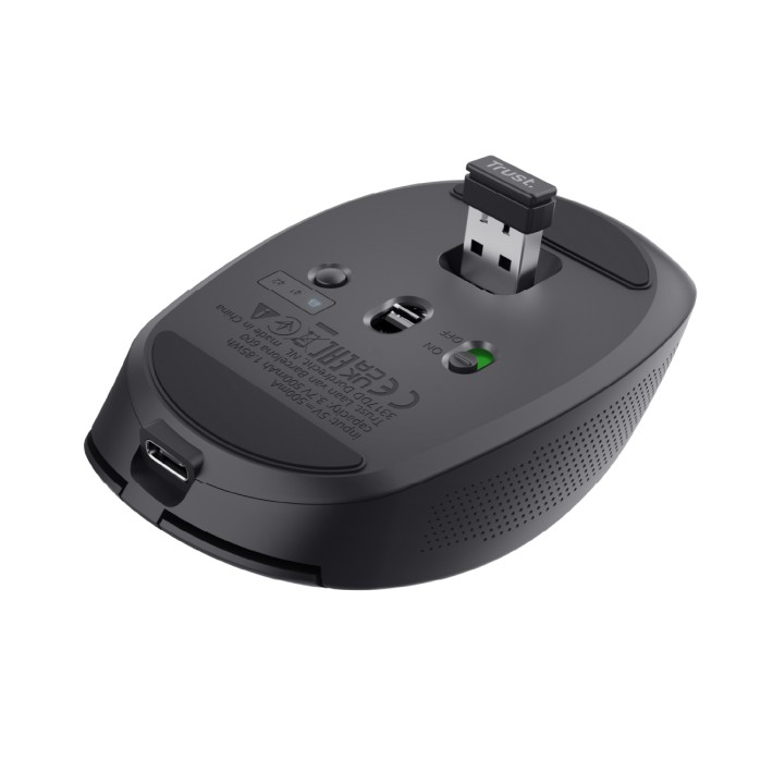 Mouse - Trust Ozaa - Compatto Multi-device Wireless - Black