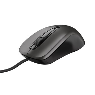 Mouse - Trust Carve - Ottico a Filo - Black
