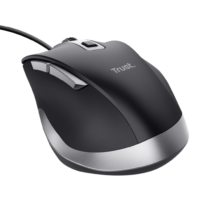 Mouse - Trust Fyda - Ottico Wired - Black
