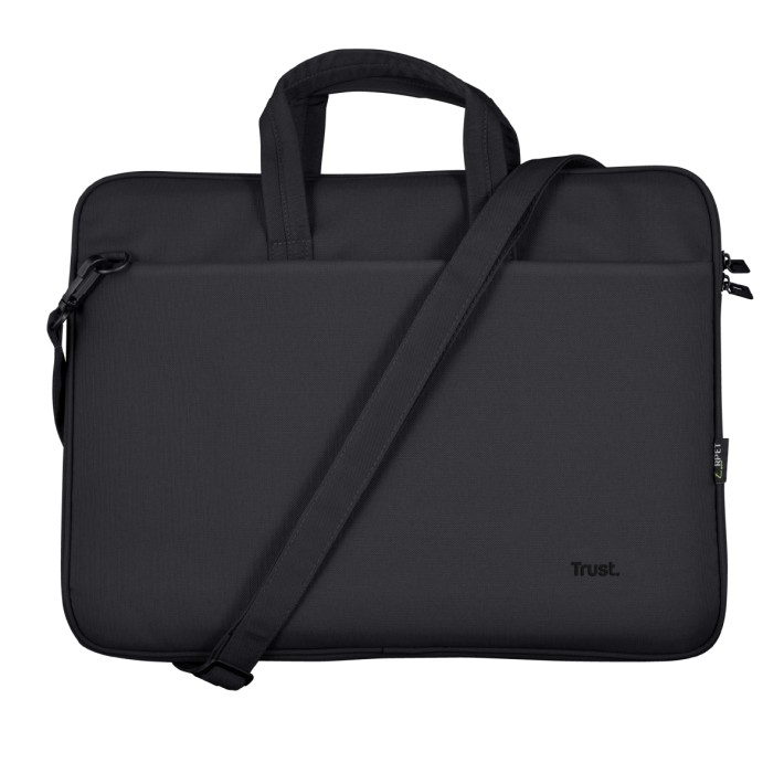 Borsa Sottile Eco 16" - Trust Bologna -  per Laptop - Nero