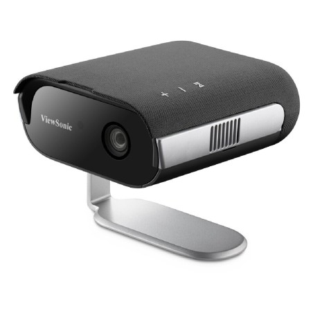 Proiettore Portatile Led Multimediale - Viewsonic M1E Max - con Batteria Integrata e Supporto Intelligente 3 in 1 - Nero