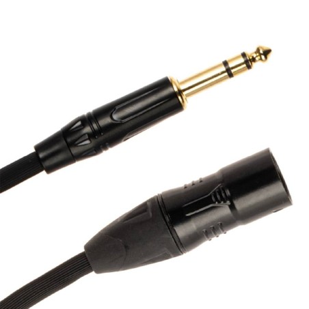 Cavo Microfonico - Quik Lok Just MJS 10 - XLR Maschio/ Jack Stereo - 10 m - Nero