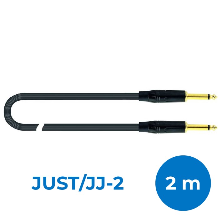 Cavo Strumentale - Quik Lok Just JJ 2 - Jack Mono/ Jack Mono - 2 m - Nero