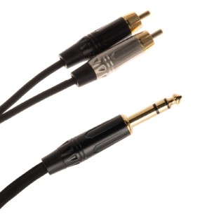 Cavo Adattatore Audio - Quik Lok Just JS2RCA 5 - Jack Stereo / 2 x RCA Maschio - 5 m - Nero 2
