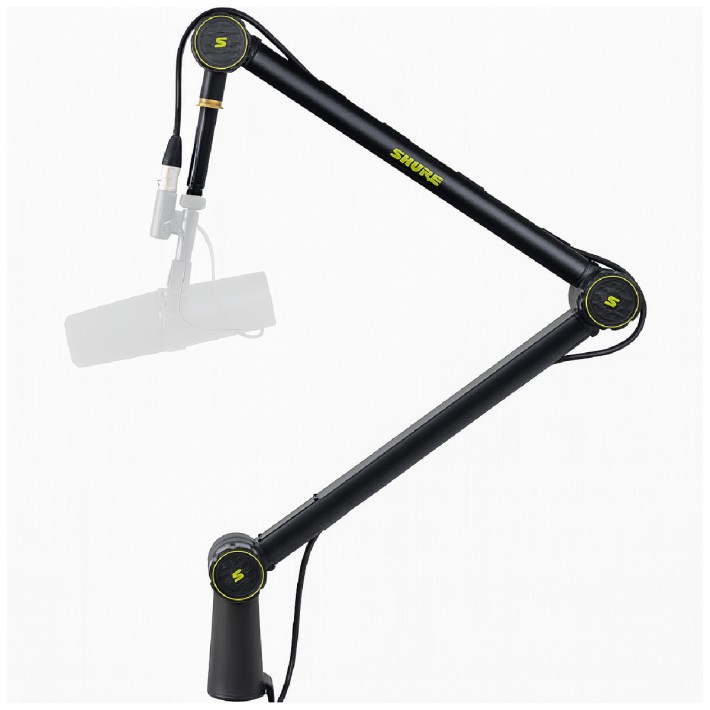 Asta da Tavolo - Shure by Gator BROADCAST1 - con Braccio Articolato - Nero