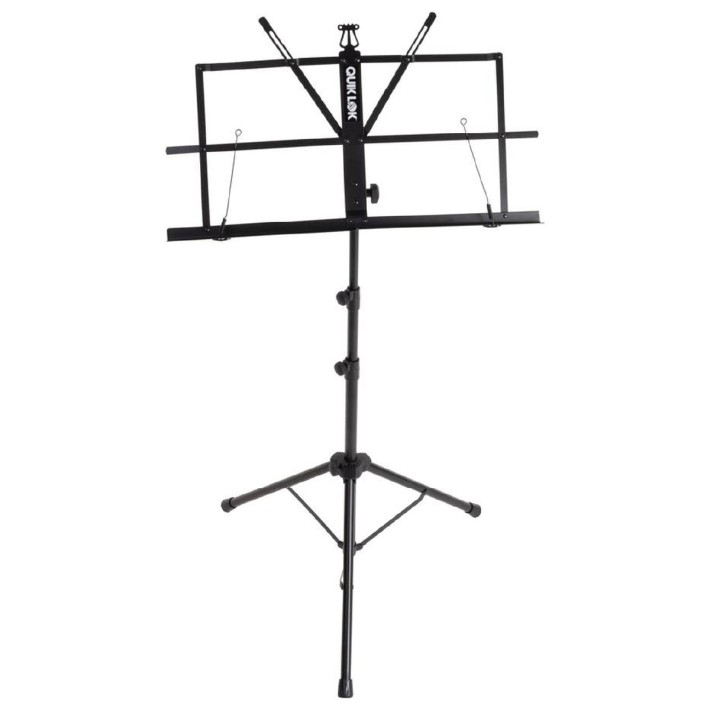 Leggio per Spartiti - Quik Lok MS/335 W/Bag - Richiudibile e Portatile - con Borsa - Nero