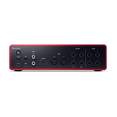 Scheda Audio - Focusrite Scarlett 16i16 4th Gen - 16 Ingressi/16 Uscite - ADAT - MIDI - USB-C - Studio Professionale