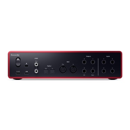 Scheda Audio - Focusrite Scarlett 18i16 4th Gen - 20 Ingressi/18 Uscite - ADAT e S/PDIF - MIDI - USB-C