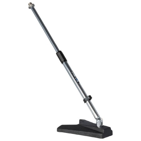 Asta Corta da Tavolo per Microfono - Quik Lok A/114 CH - con Base in Ghisa - Cromata
