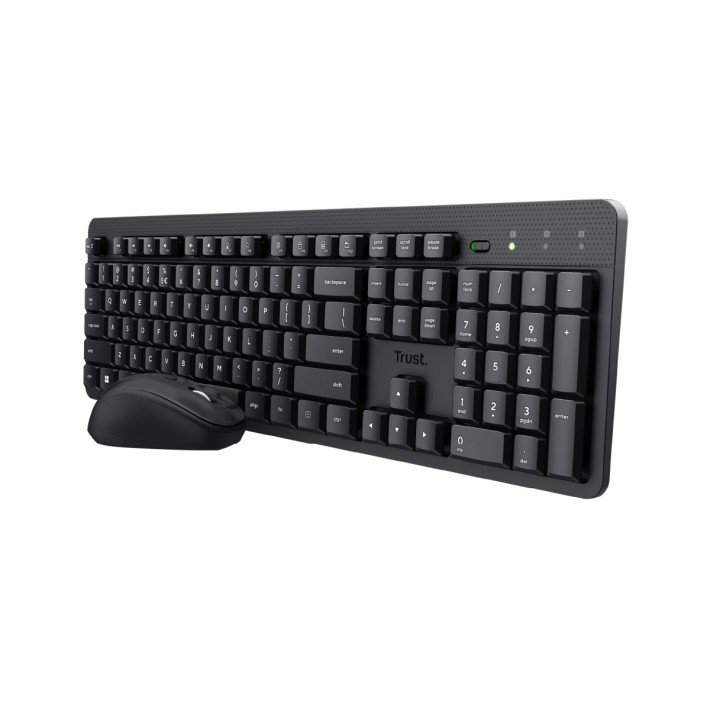 Kit Tastiera IT e Mouse - Trust Ody II - Silent Wireless - Nero