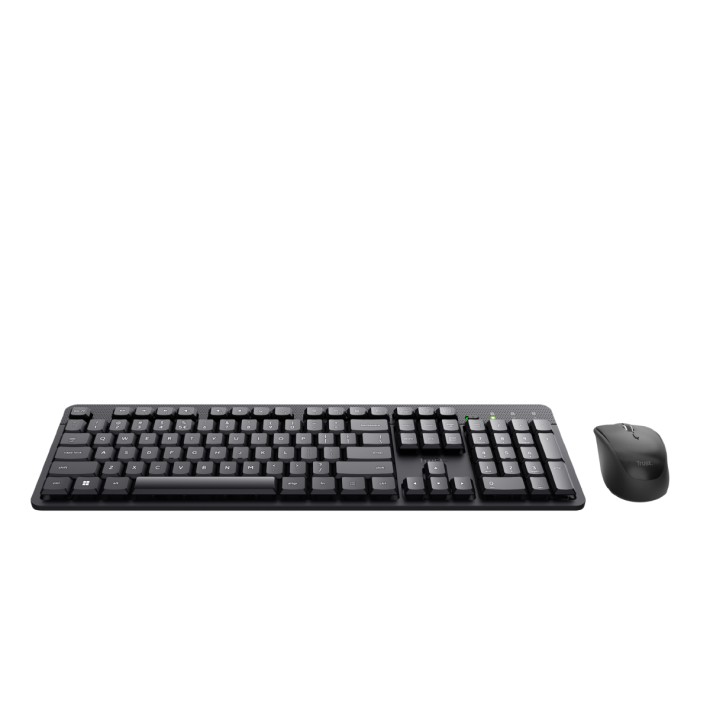 Kit Tastiera IT e Mouse - Trust Ody II - Silent Wireless - Nero