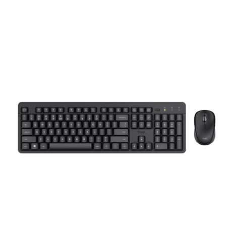 Kit Tastiera IT e Mouse - Trust Ody II - Silent Wireless - Nero