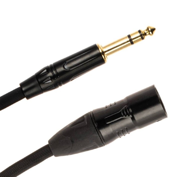 Cavo Microfonico - Quik Lok Just MJS 1 - XLR Maschio/ Jack Stereo - 1 m - Nero