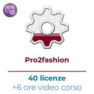 40 Licenze Pro2fashion -  Include 6 ore video corso