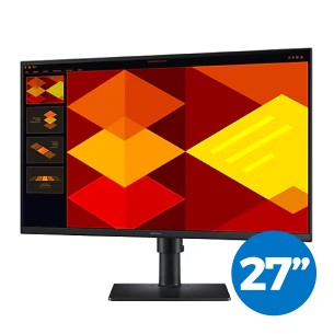Monitor 27" Multimediale - Samsung S27D406 - Full Hd - Hdmi - Display Port - Rotazione 90° (Tilt\Pivot)