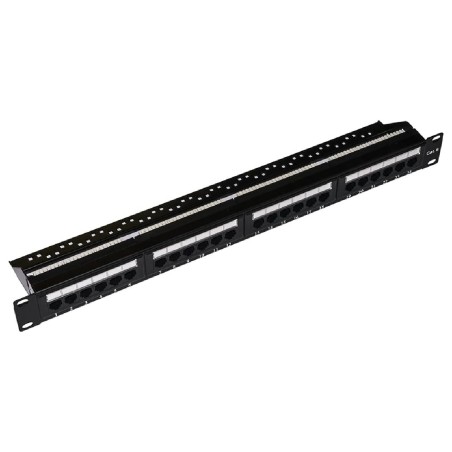 Pannello Patch 19" - UTP - 24 Porte RJ45 - 8 Poli - Cat 5E - 1U