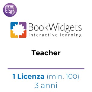BookWidgets Teacher - Licenza Singolo Docente (Fascia 1-9 Docenti) -  Prezzo a Licenza - Abbonamento 1 Anno-Studenti illimitati