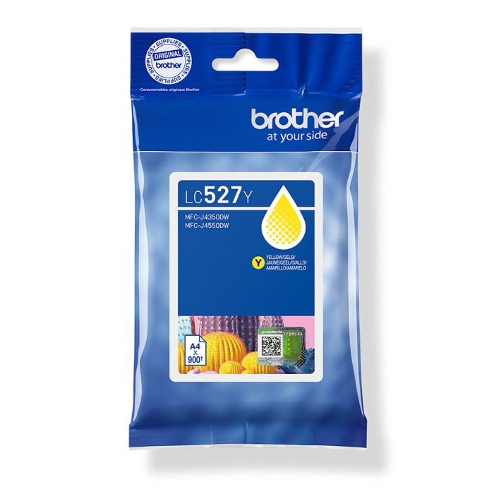 Brother LC527Y cartuccia d'inchiostro 1 pz Originale Giallo