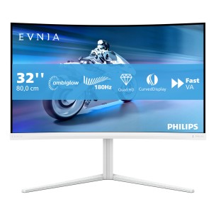 Philips Evnia 5000 32M2C5501/00 Monitor PC 80 cm (31.5") 2560 x 1440 Pixel Quad HD LCD Bianco