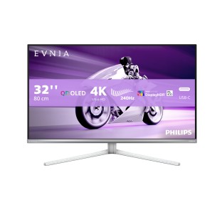 Philips Evnia 8000 32M2N8900/00 Monitor PC 80 cm (31.5") 3840 x 2160 Pixel 4K Ultra HD QD-OLED Bianco