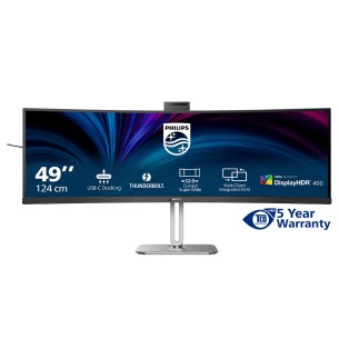 Philips 49B2U6903CH/00 Monitor PC 124 cm (48.8") 5120 x 1440 Pixel Dual QHD LCD Grigio