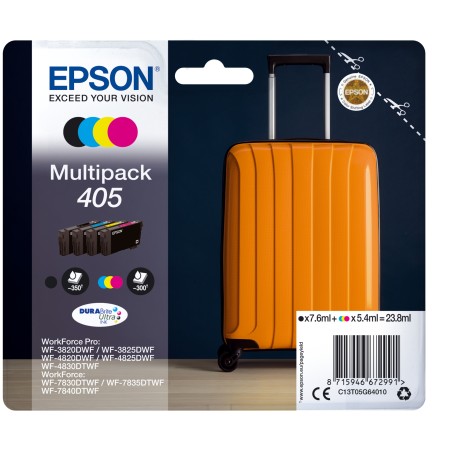 Epson 405 valigia Multipack cartuccia d'inchiostro 4 colori (BK/C/M/Y)