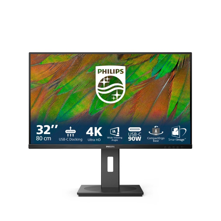 Philips Serie 3000 32B1U3900/00 Monitor PC 80 cm (31.5") 3840 x 2160 Pixel 4K Ultra HD LCD Nero