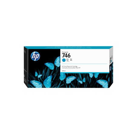 HP Cartuccia di inchiostro ciano 746 DesignJet da 300 ml