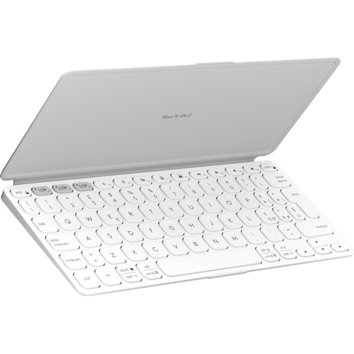 Logitech Keys-To-Go 2 QWERTY Italiano Bluetooth Bianco