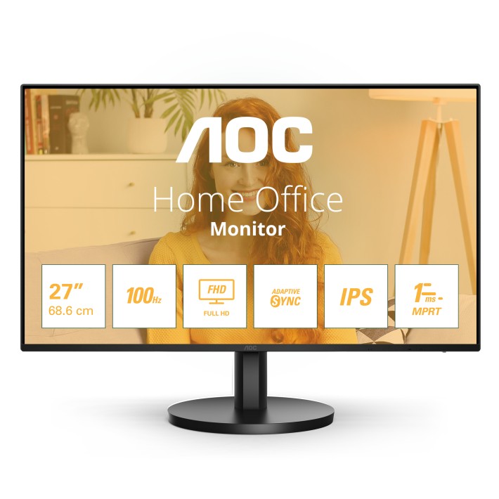 AOC B3 27B3HA2 Monitor PC 68,6 cm (27") 1920 x 1080 Pixel Full HD LED Nero