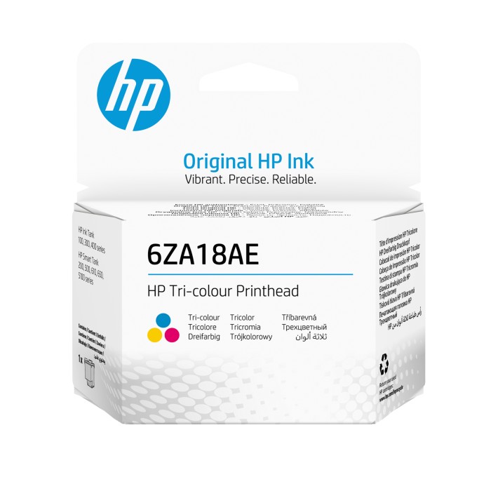HP Testina di stampa originale 6ZA18AE, tricromia