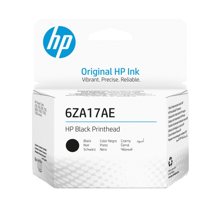HP Testina di stampa originale 6ZA17AE, nero