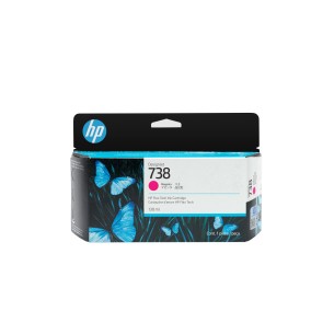 HP Cartuccia di inchiostro magenta DesignJet 738 da 130 ml