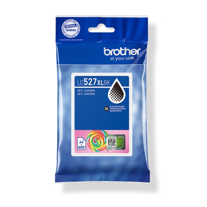 Brother LC527XLBK cartuccia d'inchiostro 1 pz Originale Resa elevata (XL) Nero