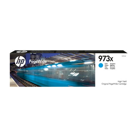 HP Cartuccia ciano ad alta capacità originale 973X PageWide