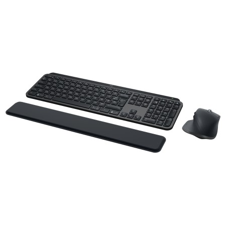 Logitech Master MX Keys Combo for Bussiness tastiera Mouse incluso Ufficio RF senza fili + Bluetooth AZERTY Francese Grafite